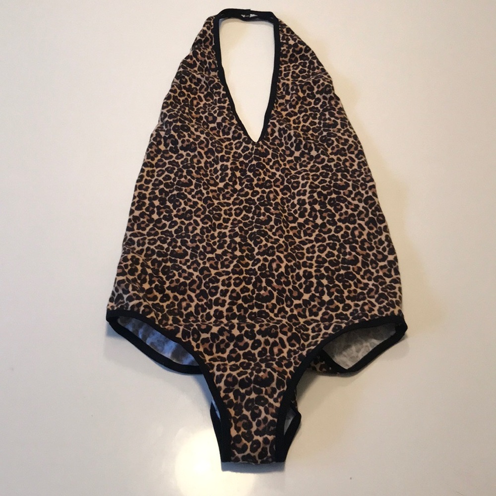 American Apparel Leopard Bodysuit